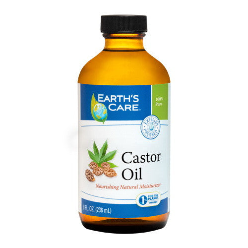 Earths Care 100% Pure Castor Oil, 8 Oz